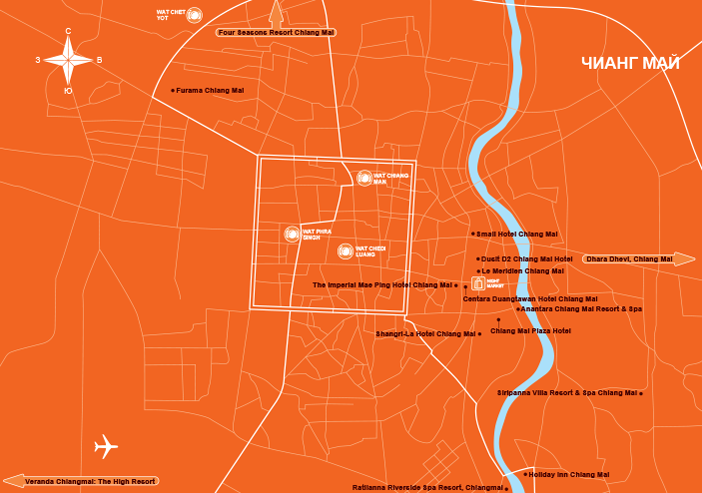 Maps of Chiang Mai province